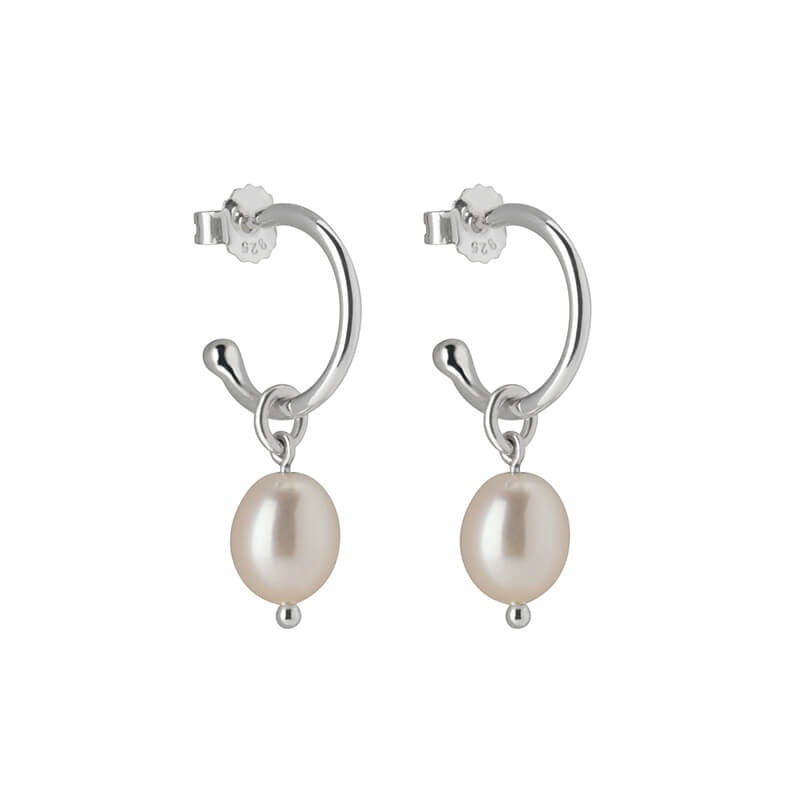 Murkani | Pearl Drop Hoops - Found My Way Invercargill