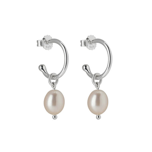 Murkani | Pearl Drop Hoops - Found My Way Invercargill