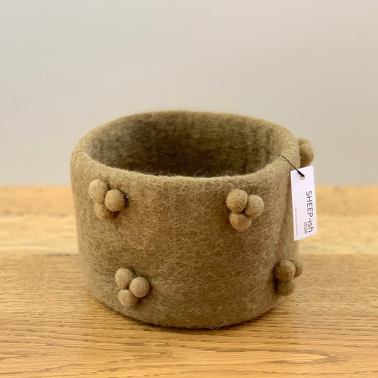 SHEEP-ish Design | Felt Bobble Pot - Found My Way Invercargill