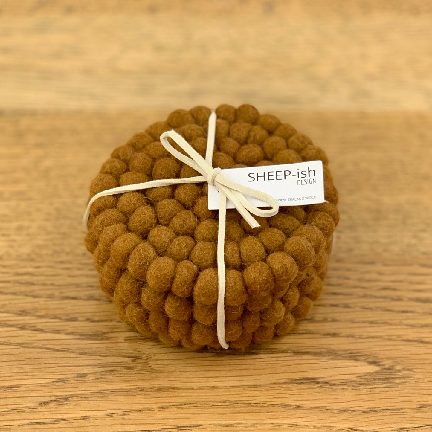 SHEEP-ish Design | Felt Ball Coasters - 4pk - Found My Way Invercargill