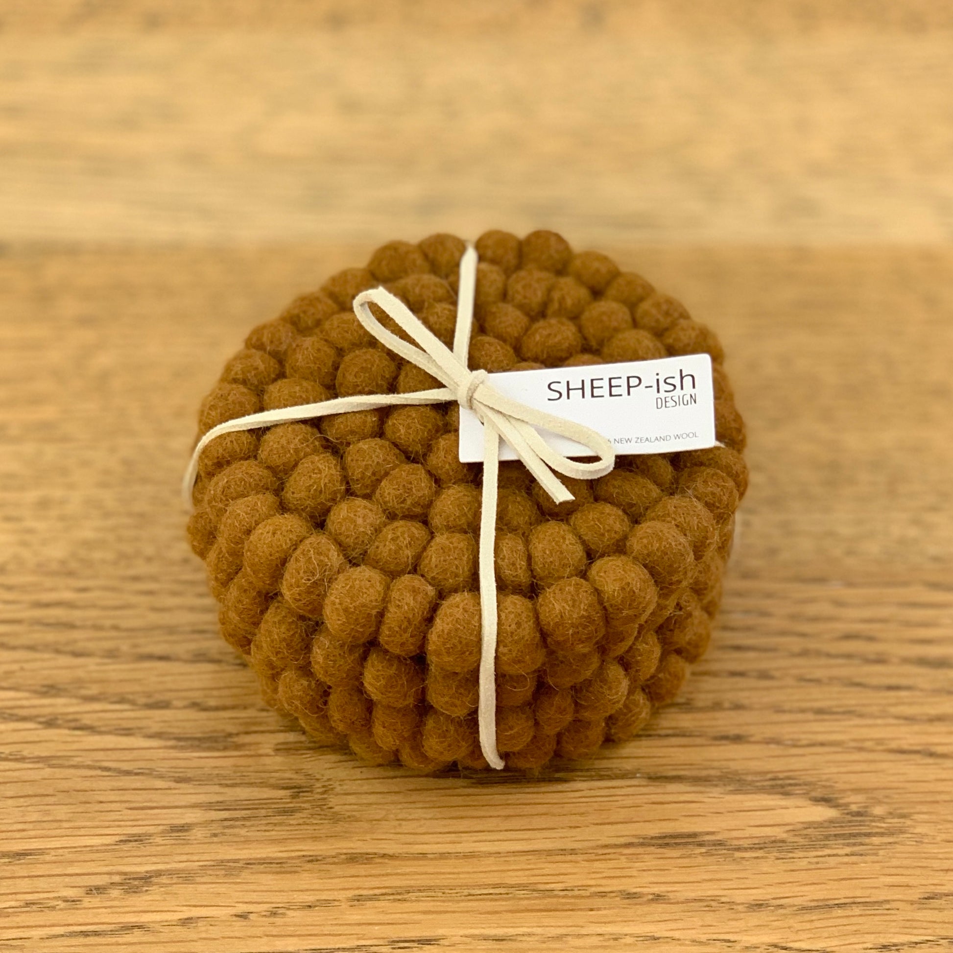 SHEEP-ish Design | Felt Ball Coasters - 4pk - Found My Way Invercargill