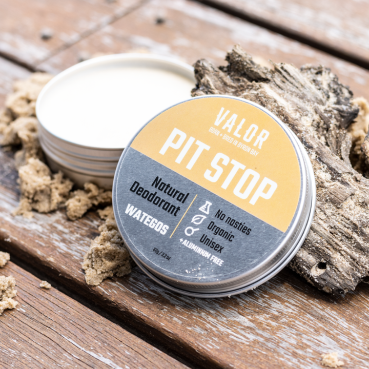 Valor Organics | Pit Stop Natural Deodorant - Found My Way Invercargill