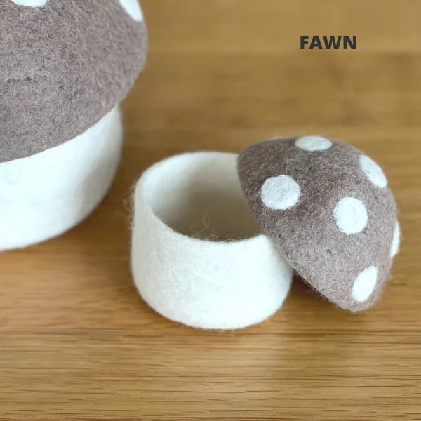 Mini Toadstool Trinket Box