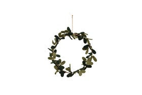 Maytime | FELT Leafy Round Wreath - Green - Found My Way Invercargill
