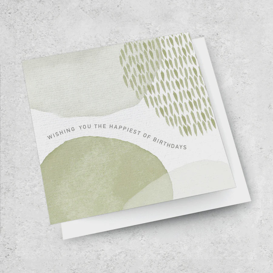 Ink Bomb | Wishing you the happiest of birthdays - Small luxe card - Found My Way Invercargill