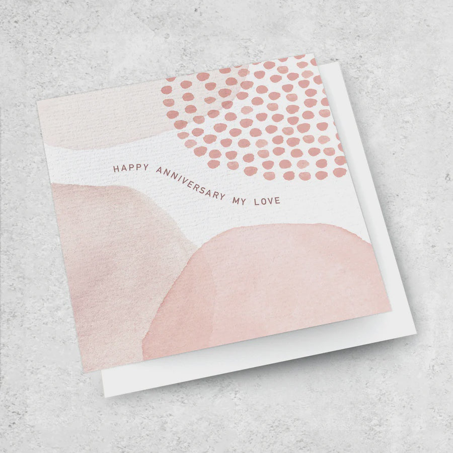 Ink Bomb | Happy anniversary my love - Small luxe card - Found My Way Invercargill