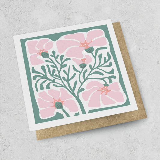 Summer Abstract 3 - Small Luxe Card