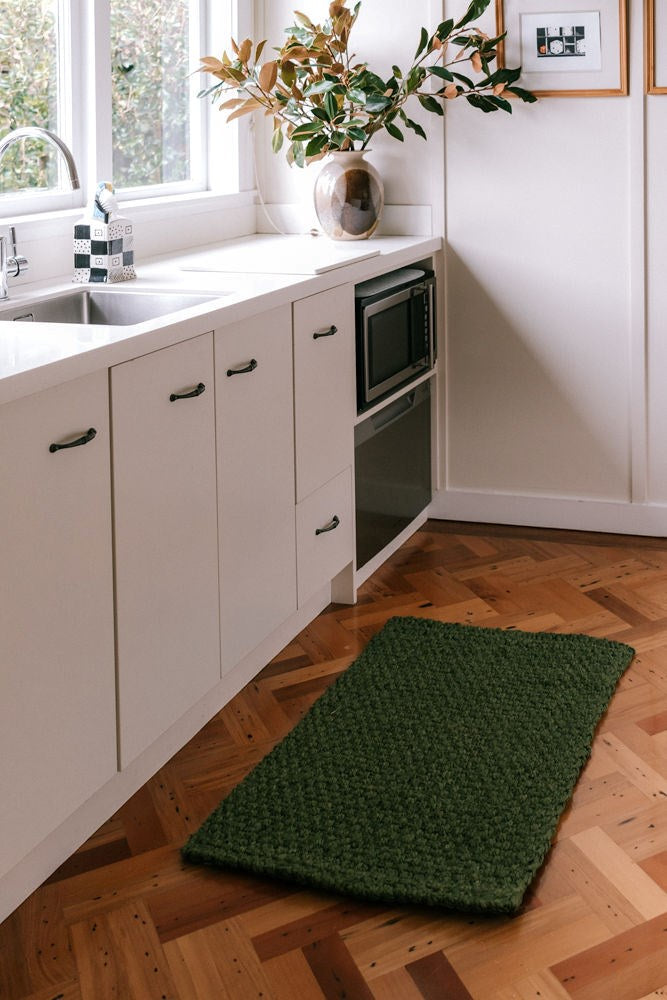 Garcia | Jute Rug - Panama Green - Found My Way Invercargill