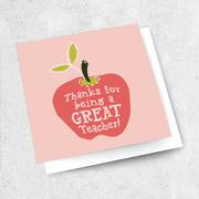 Ink Bomb | Thanks for being a great Teacher Card - Found My Way Invercargill