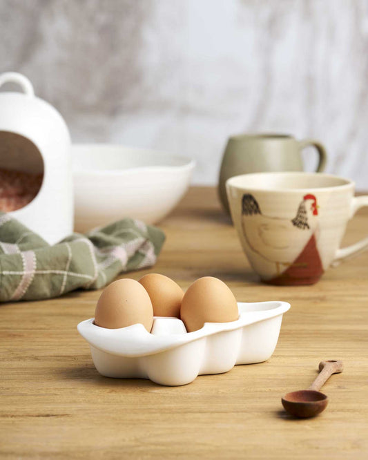 Egg Crate 6 Cup | At Home White
