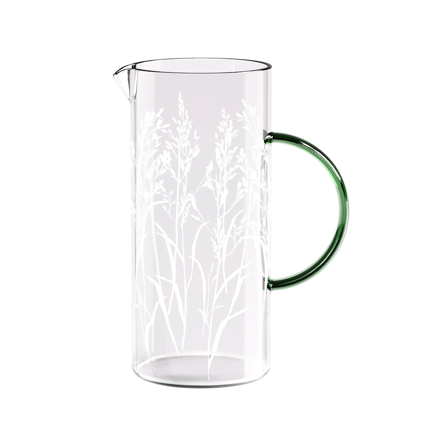 Haven Glass Serving Jug | Botanicals - Native Grass