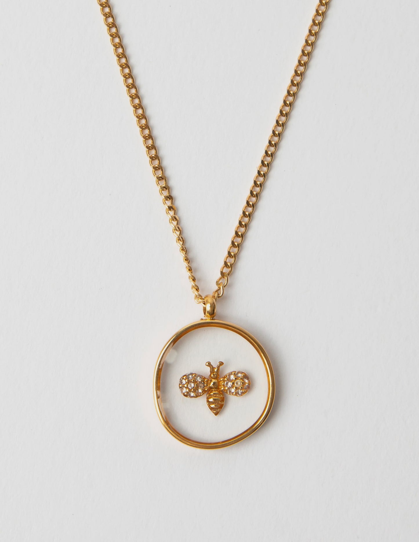 Stella + Gemma | Jewelled Honey Bee Necklace