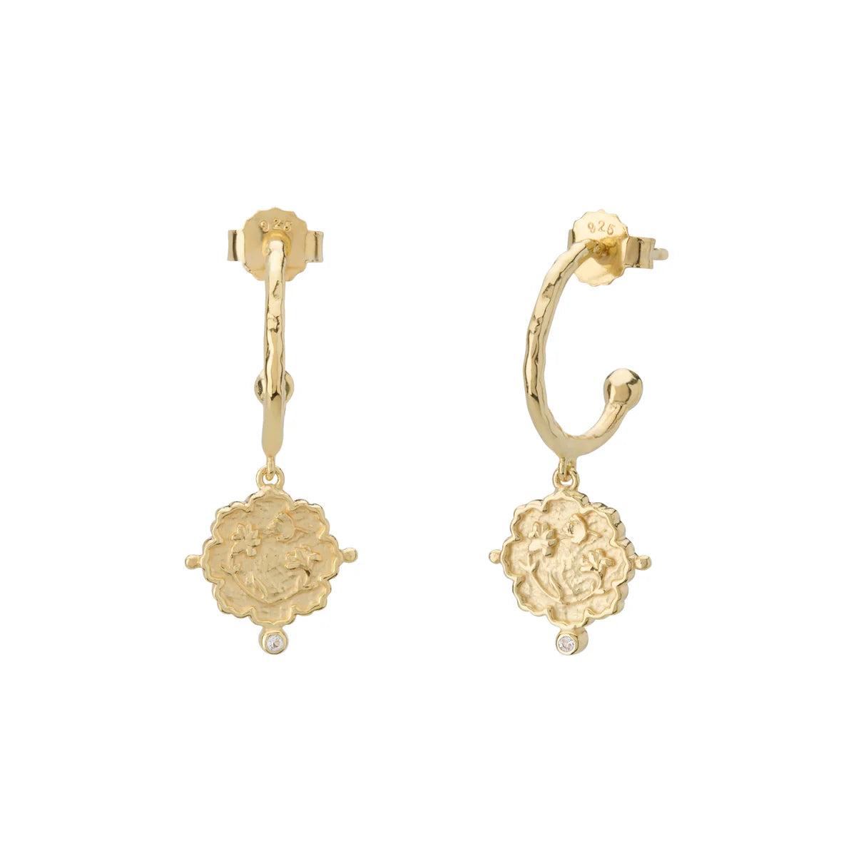 Loved Always Hoop Earrings