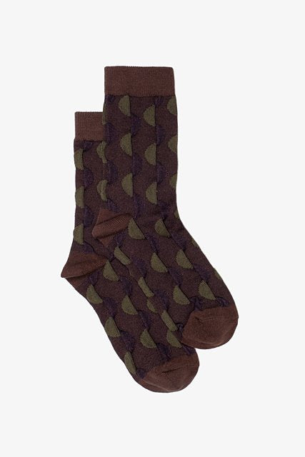 Antler | Half Moon Sock - Mocha