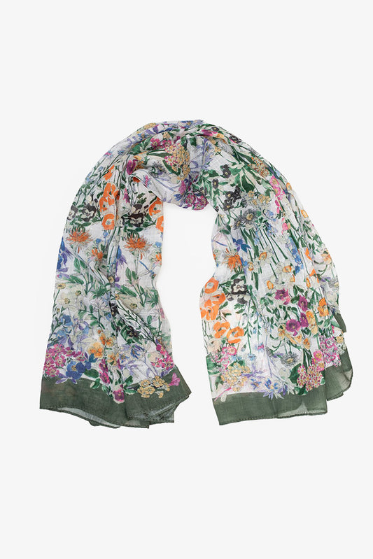 Scarf | English Garden - Khaki