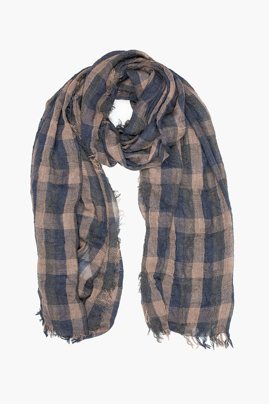 Antler | Jackson Check Scarf - Mist