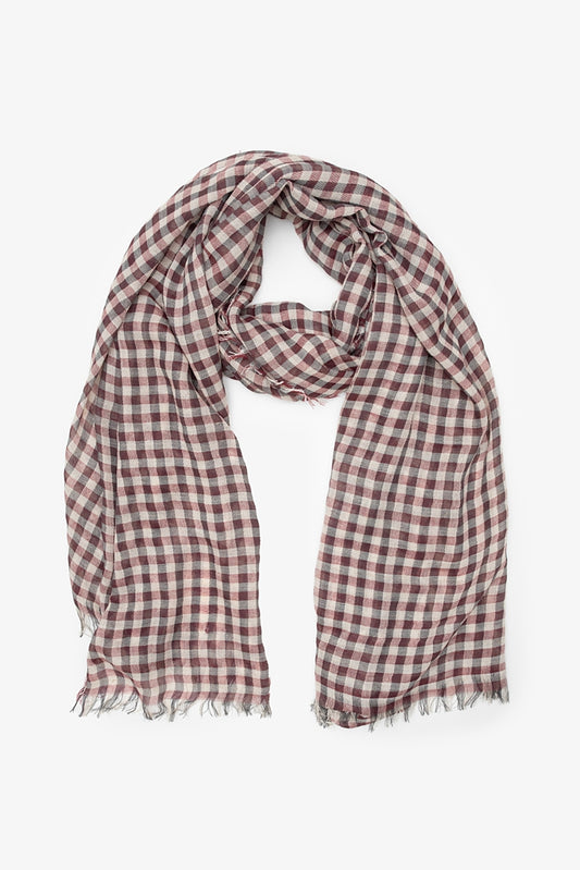Scarf | Claret Check
