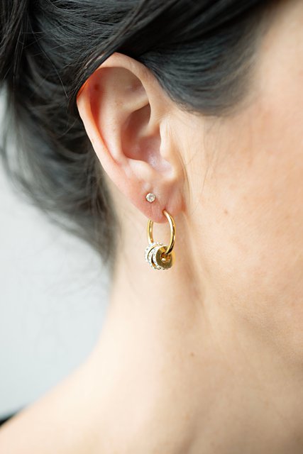 Runaway Hoop Earring | Gold
