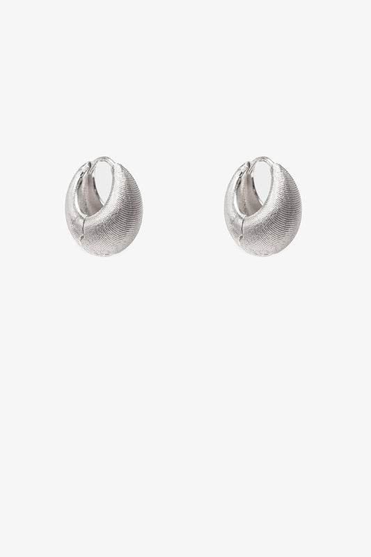 Fine Line Hoop | Silver
