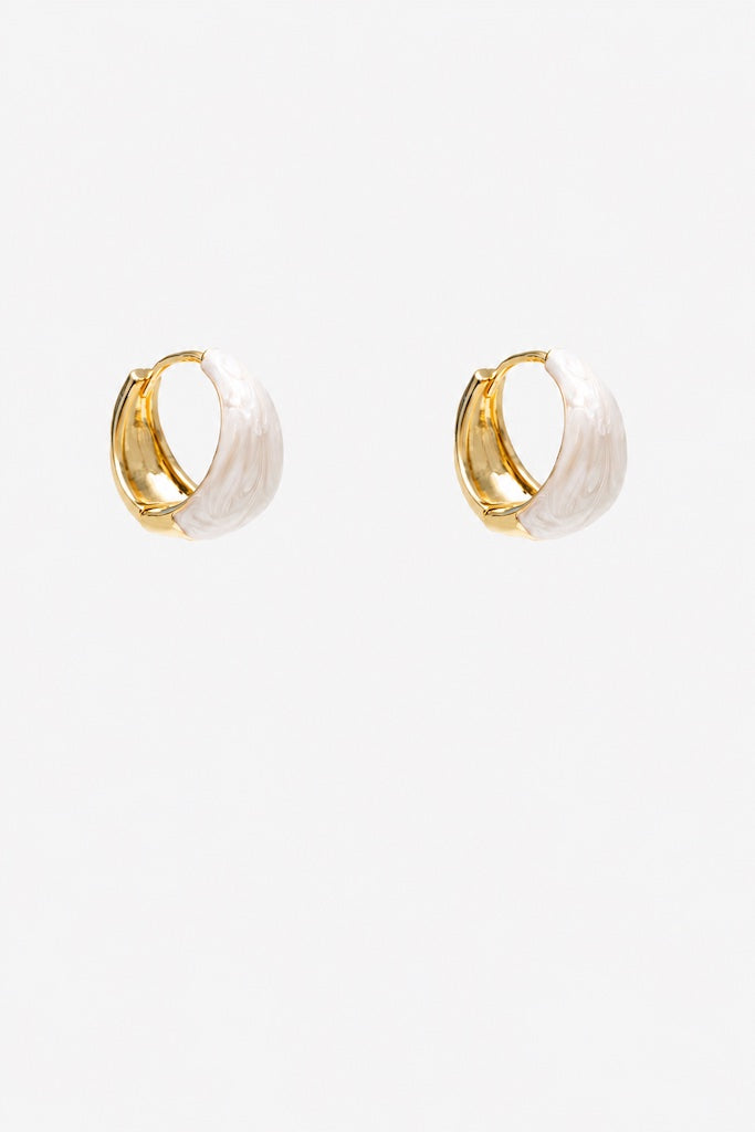 Alabaster Hoop | Gold