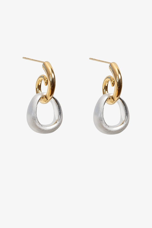Contrast Drop Earring