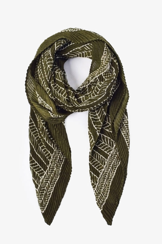 Large Pleated Scarf | Nomad