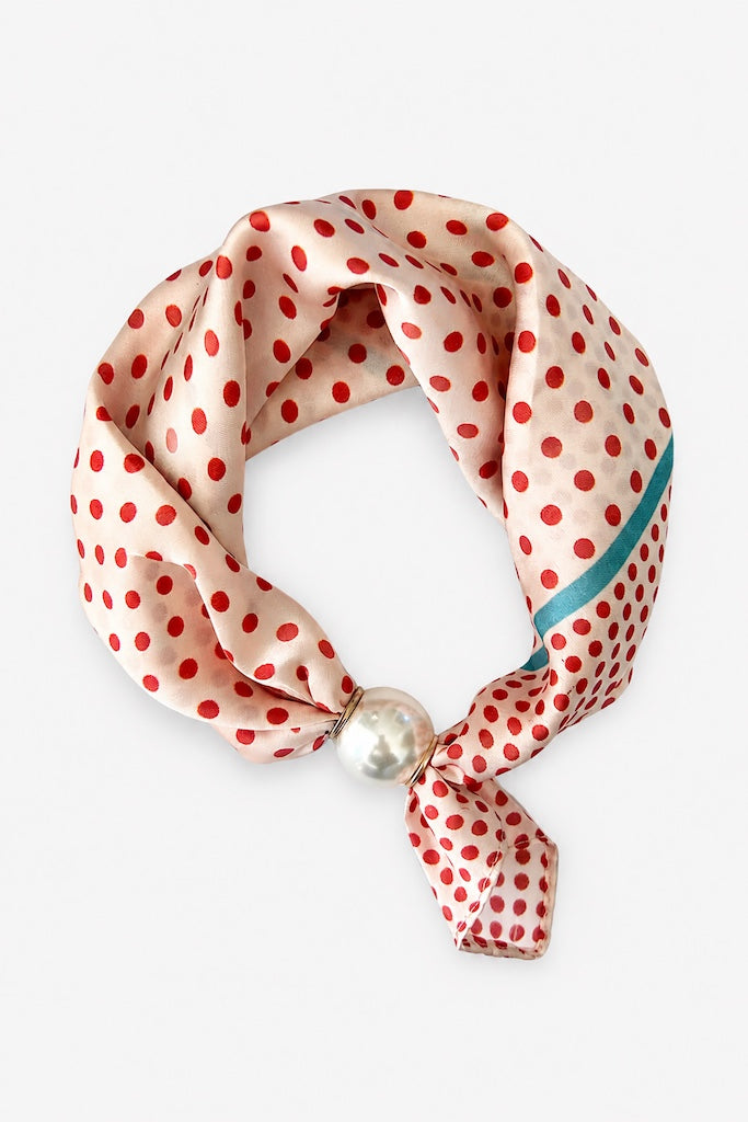 Pearl Fasten Neck Tie