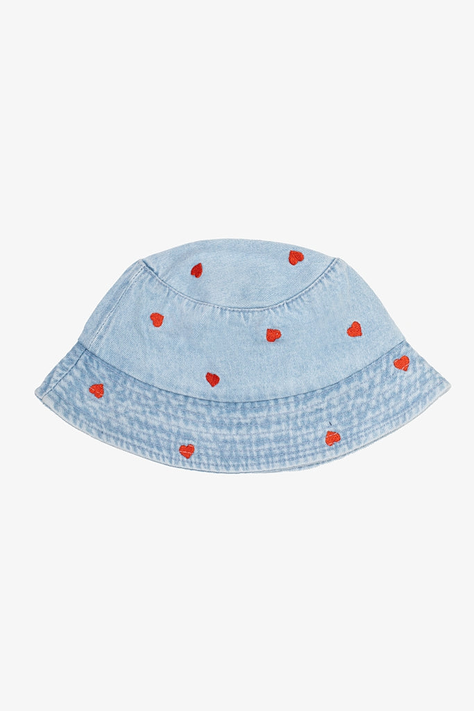 Bucket Hat | Denim Heart