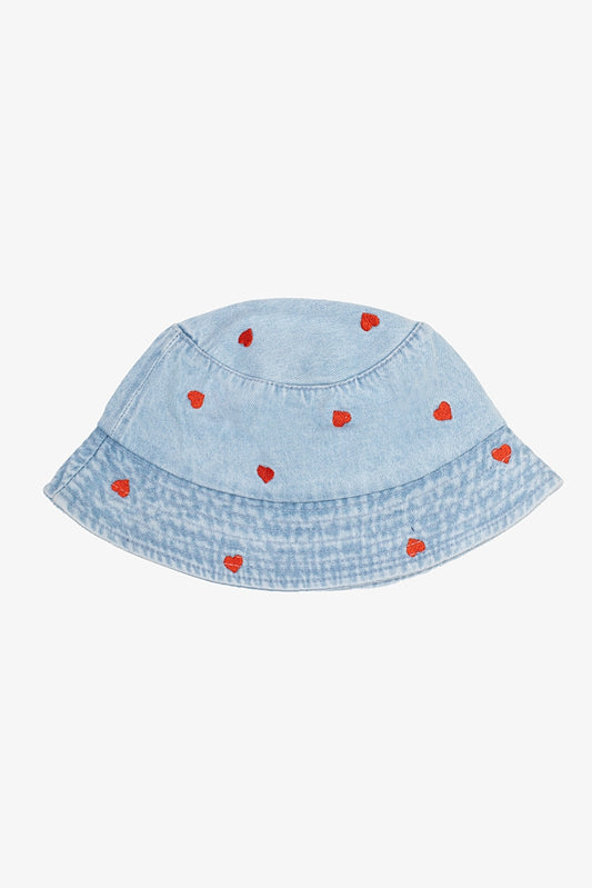 Bucket Hat | Denim Heart