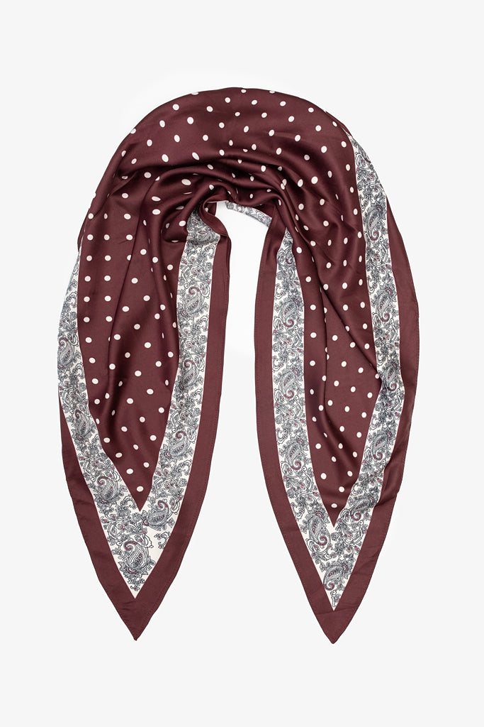 Triangle Scarf | Merlot Spot