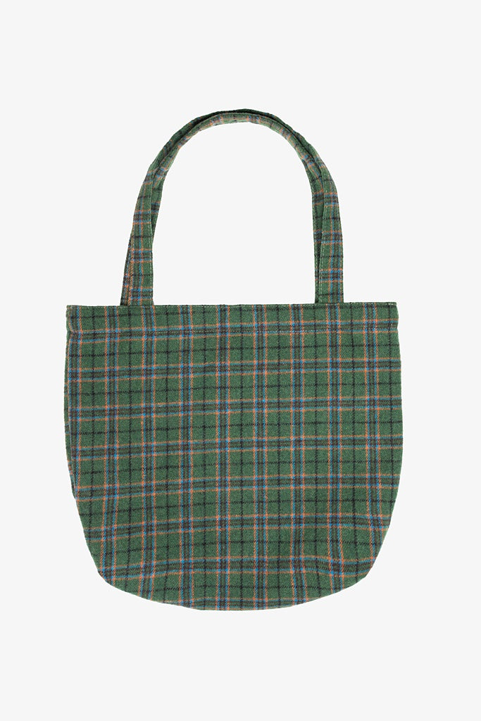 Alfie Plaid Tote | Green