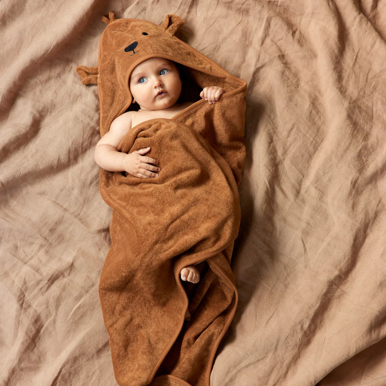 Bear Hooded Bath Towel