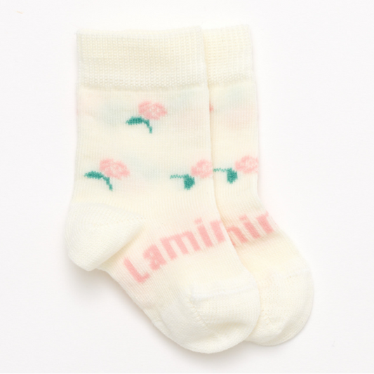 Baby Merino Crew Socks | Rosa