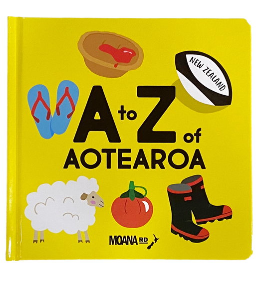 Moana Road | A to Z of Aotearoa Board Book