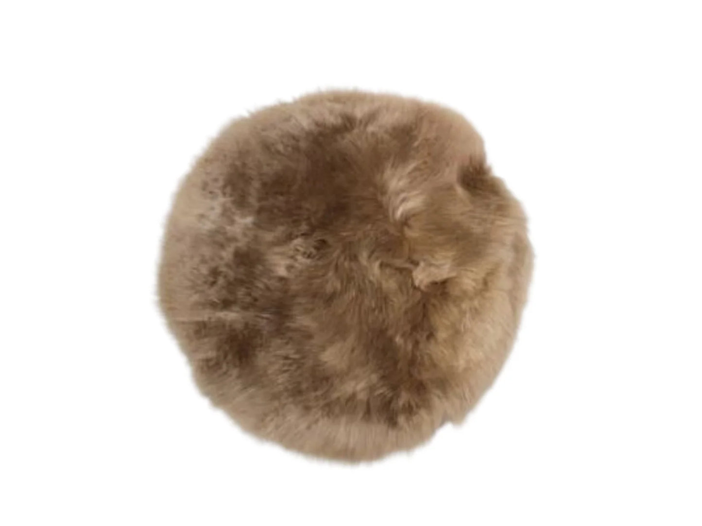 Longwool Sheepskin Seat Pad | Round