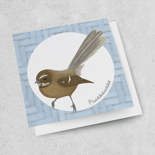 Birds od Aotearoa Card | Pīwakawaka
