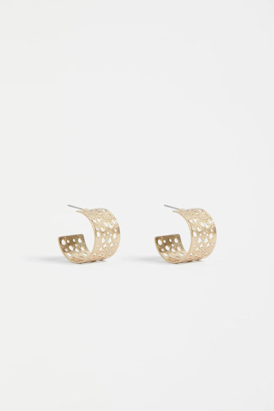 Hulle Tiny Hoop Earring | Gold