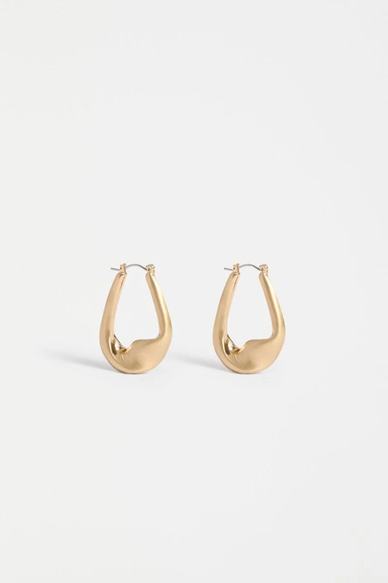 Rekke Hoop Earring | Gold