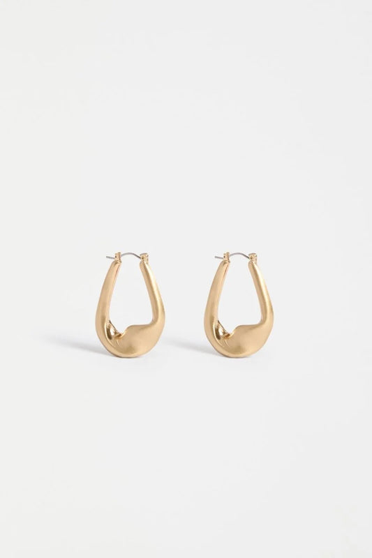 Rekke Hoop Earring | Gold