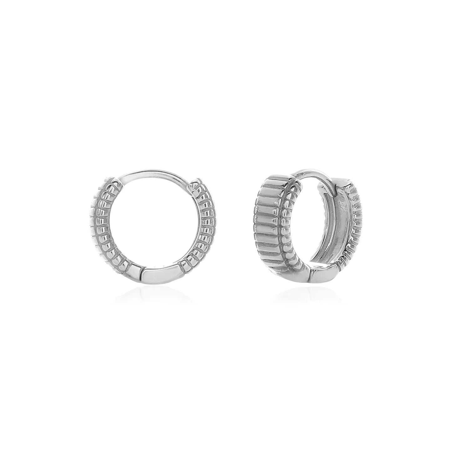 Pillar Hoop Earrings