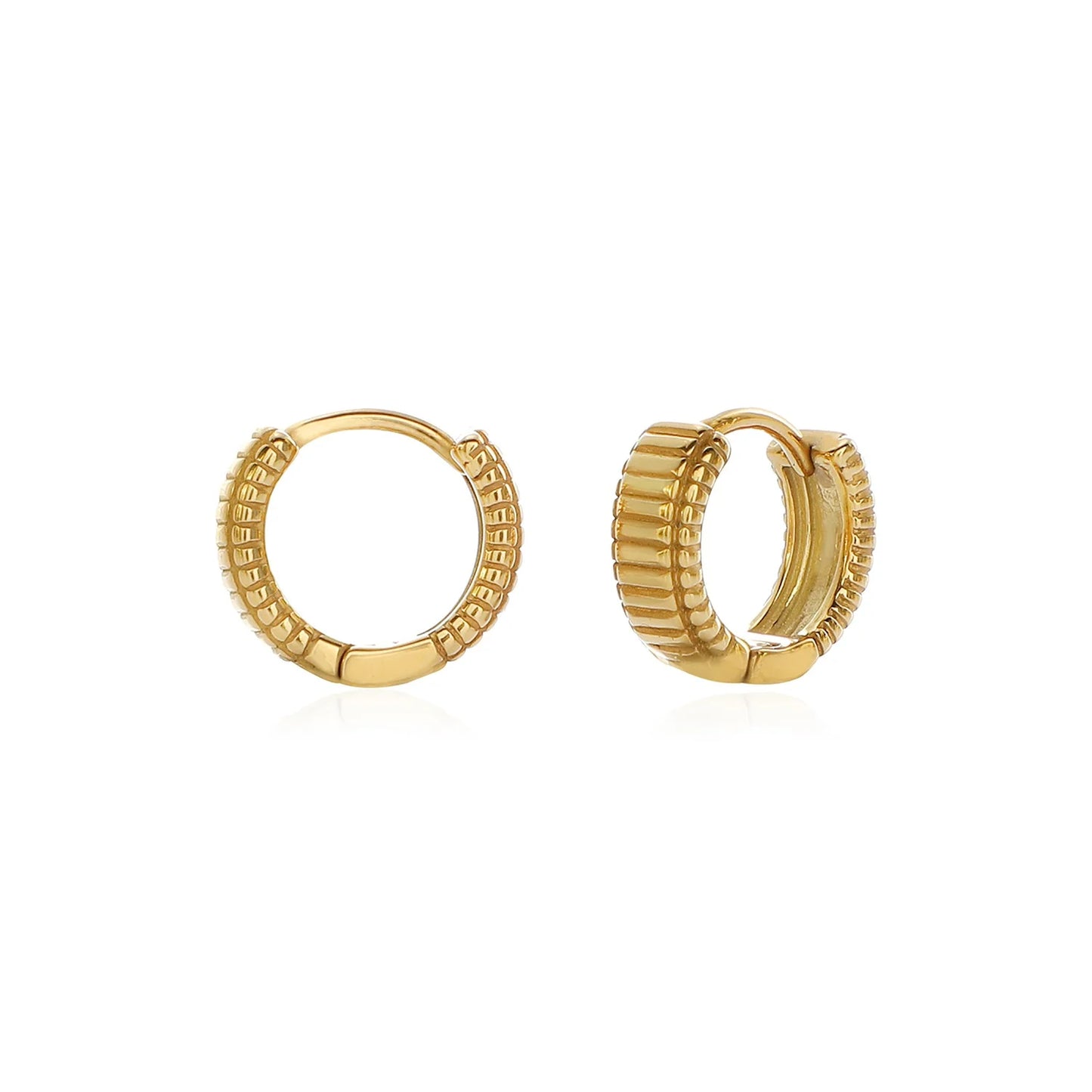 Pillar Hoop Earrings