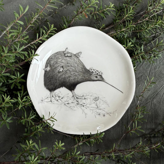 Trinket Dish | Walking with Aroha - Brown Kiwi
