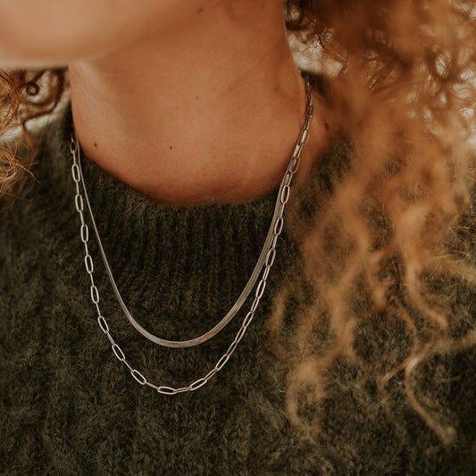 Large Paperclip Necklace