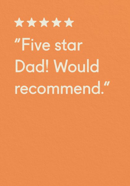 Card | Five Star Dad