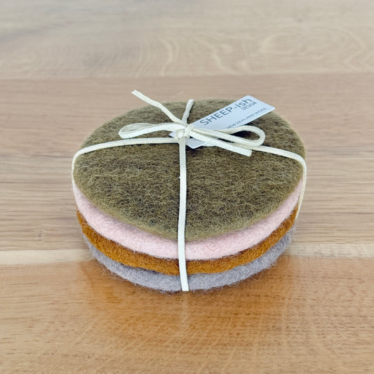 Sheeted Felt Coasters | 4pk