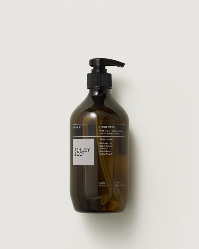 Ashley & Co Washup hand wash 500ml, Tui & Kahili