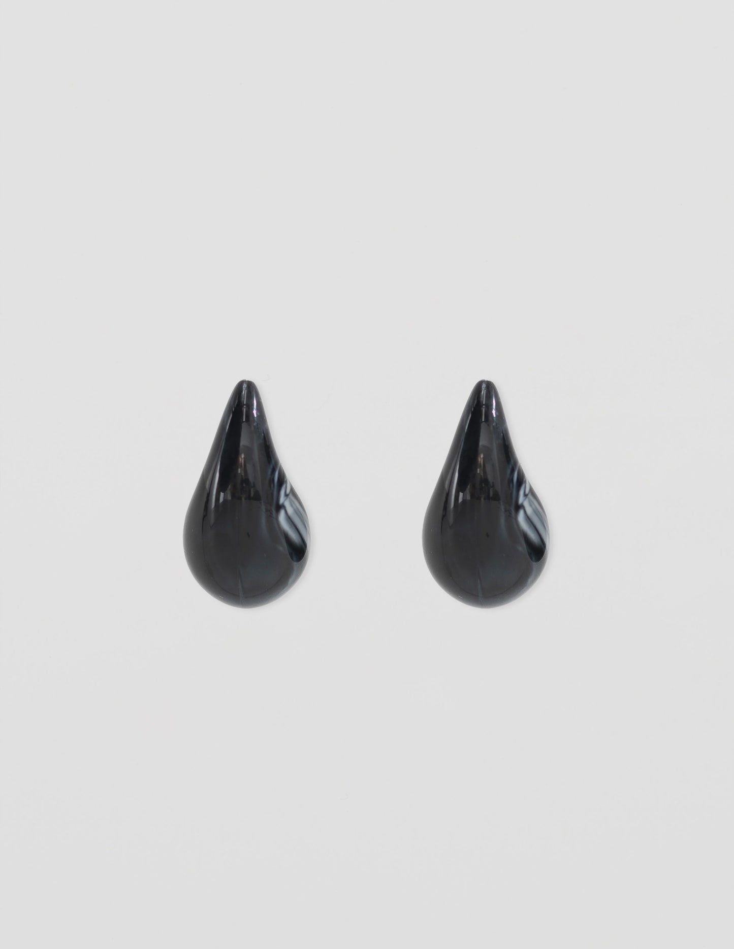 Stella + Gemma | Black Tear Drop Earring