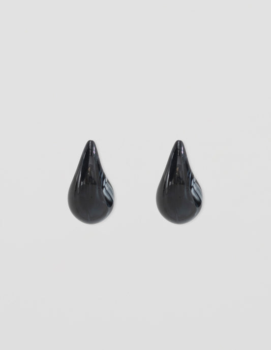 Stella + Gemma | Black Tear Drop Earring