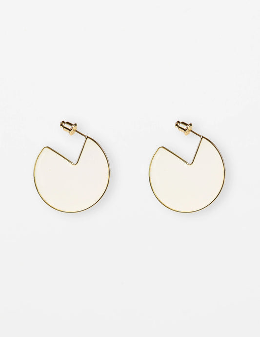 Soft Clear Sphere Earrings
