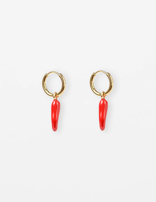 Gold Chillies Earrings